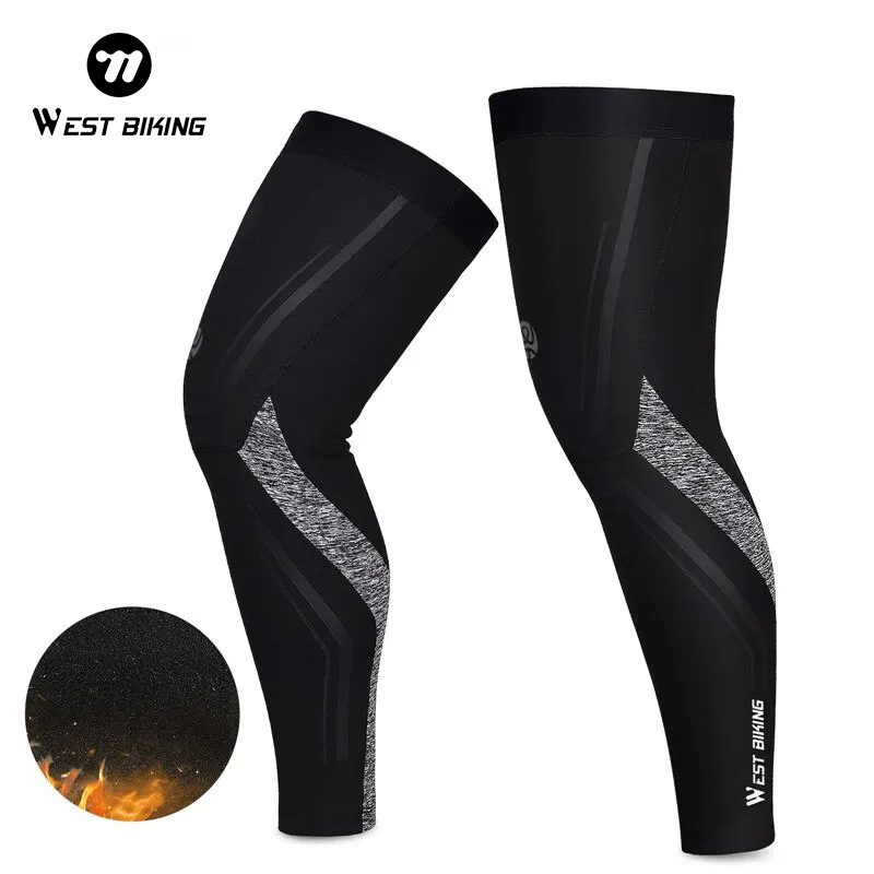 Running Gear In Winter - WEST BIKING Warm Leg Sleeves Running