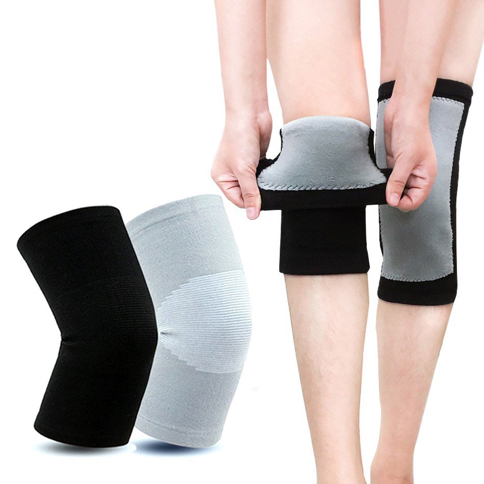 Running Gear In Winter - WOSWEIR-1 Pair Winter Warm Knee Pads