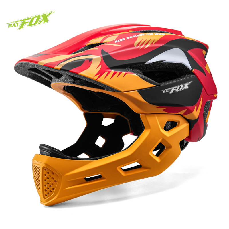 BATFOX Kids Full Face Bike Hel - Running Gear For Kids recension och pris