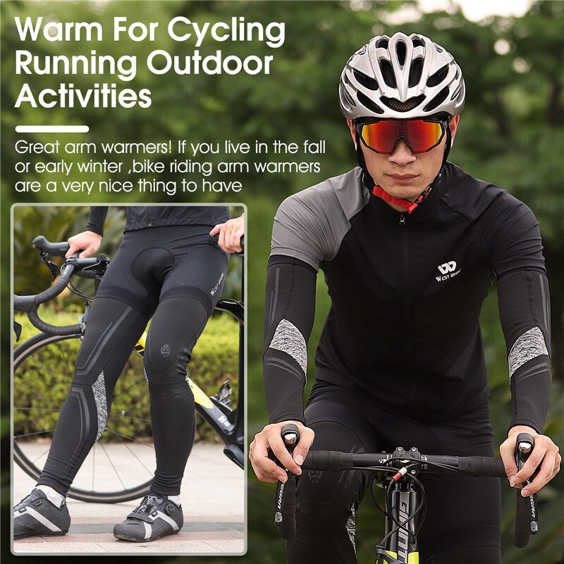 WEST BIKING Warm Leg Sleeves R - Running Gear In Winter recension och pris