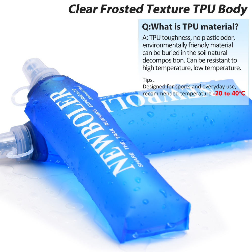 750ML Water Bottle TPU Folding - Running Gear Phone Holder recension och pris