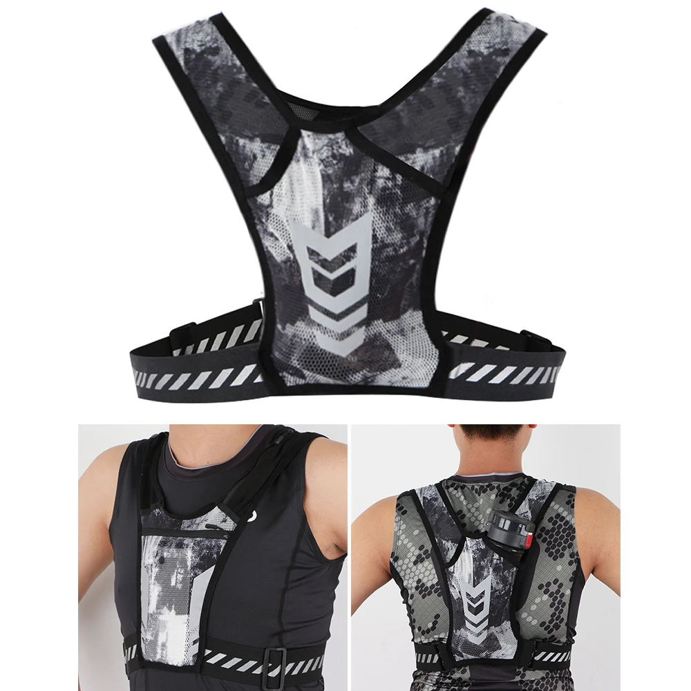 Reflective Running Vest with P - Running Gear Phone Holder recension och pris