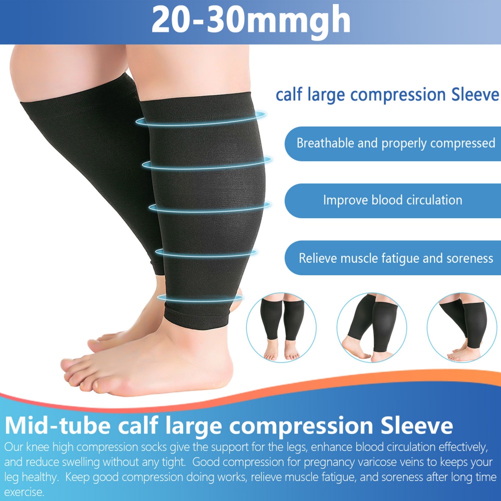 1 Pair Fitness Running Compres - Compression Calf Sleeve recension och pris