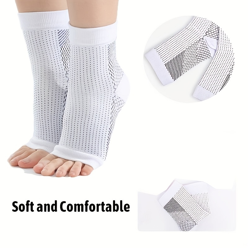 Solid White Calf Sleeves Elast - Compression Calf Sleeve recension och pris