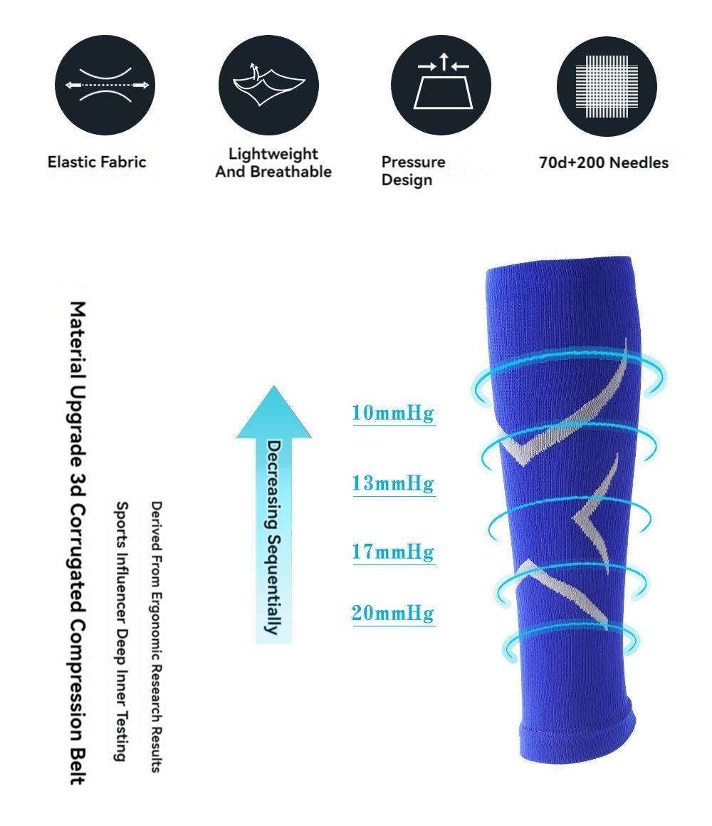1Pairs Unisex Sports Leg Cover - Compression Calf Sleeve recension och pris
