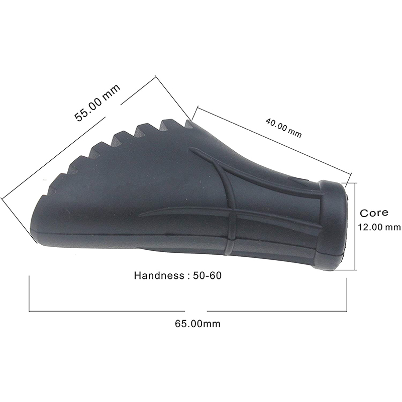4pcs Walking Pads Rubber Trekk - Trekking Pole Carbon recension och pris
