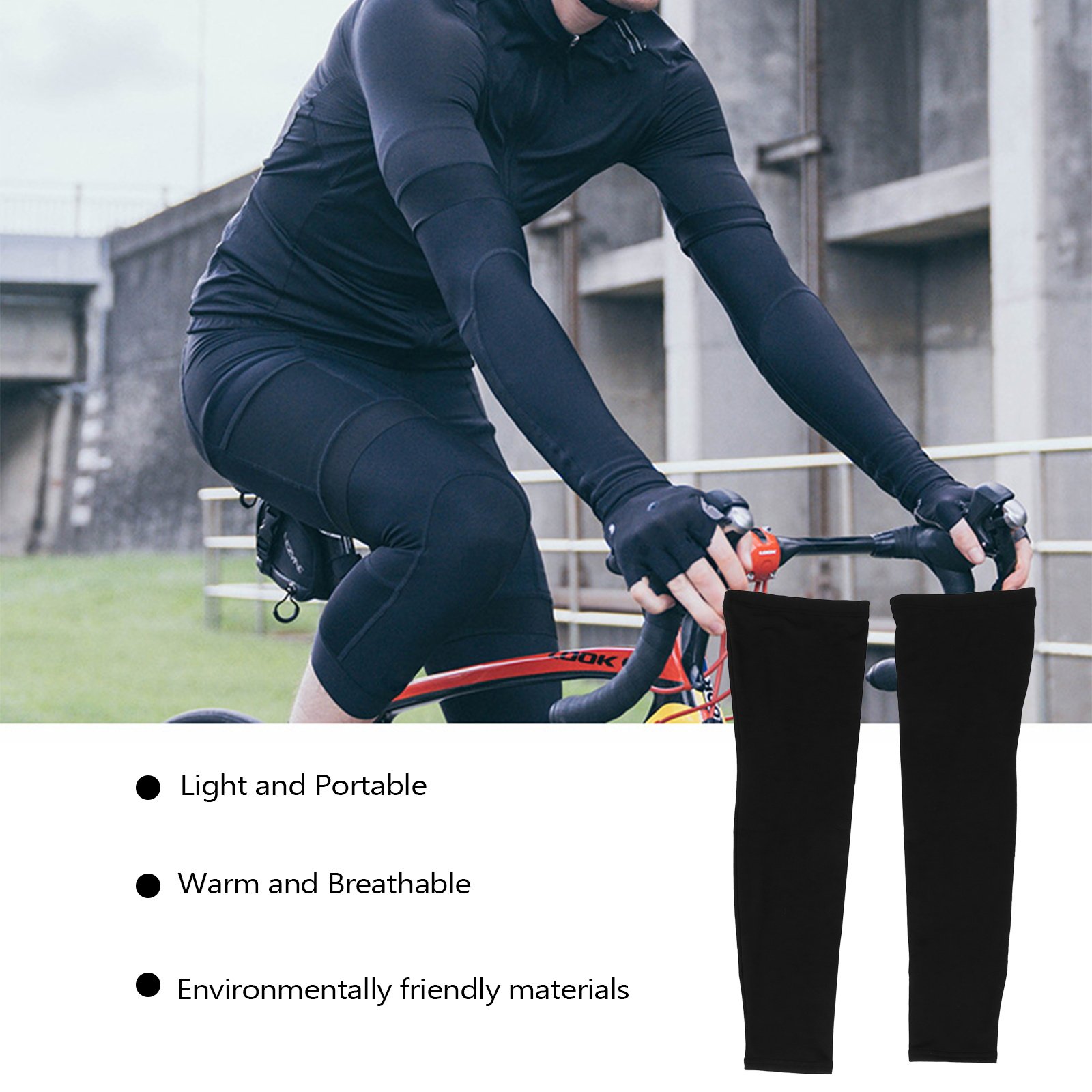 1Pair Autumn Winter Cycling Le - Compression Calf Sleeve recension och pris