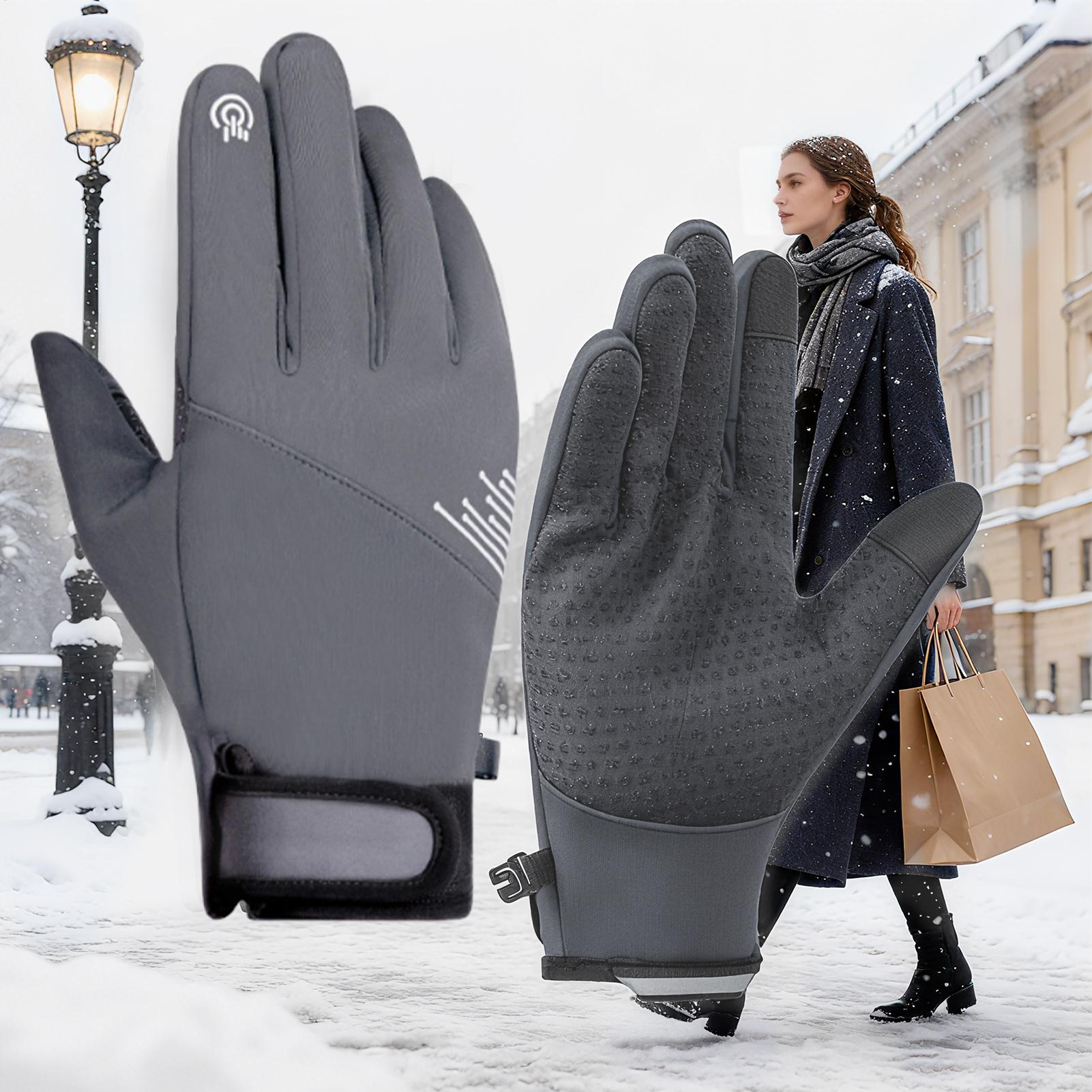 Winter Gloves Women Windproof  - Running Gear In Winter recension och pris
