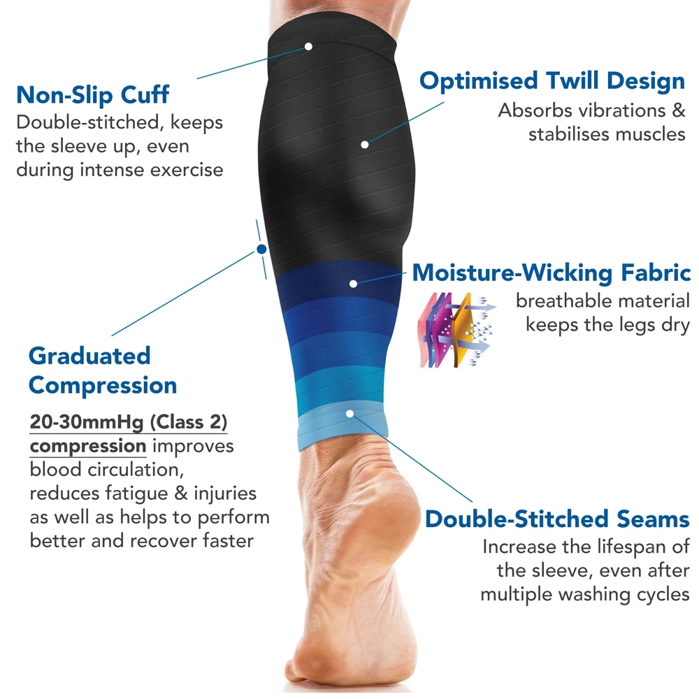 1Pair Calf Compression Sleeve  - Compression Calf Sleeve recension och pris