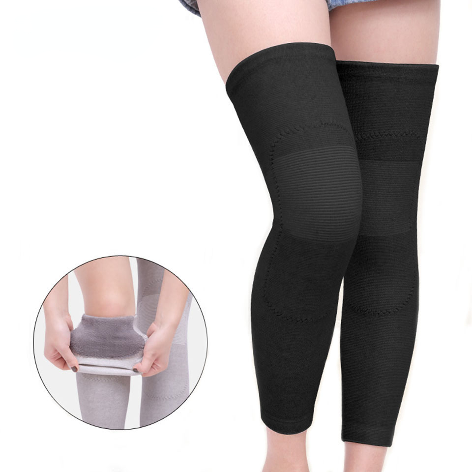 1Pair Long Winter Warm Knee Pa - Running Gear In Winter recension och pris