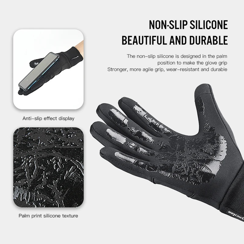 Winter Cycling Gloves for Men  - Running Gear In Winter recension och pris