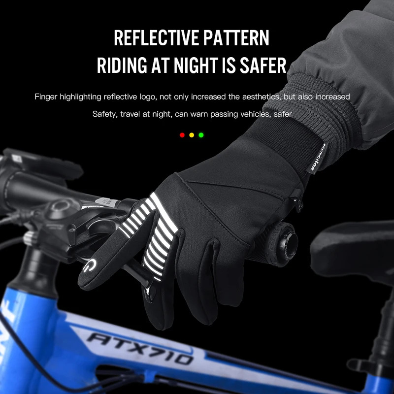 Winter Cycling Gloves for Men  - Running Gear In Winter recension och pris