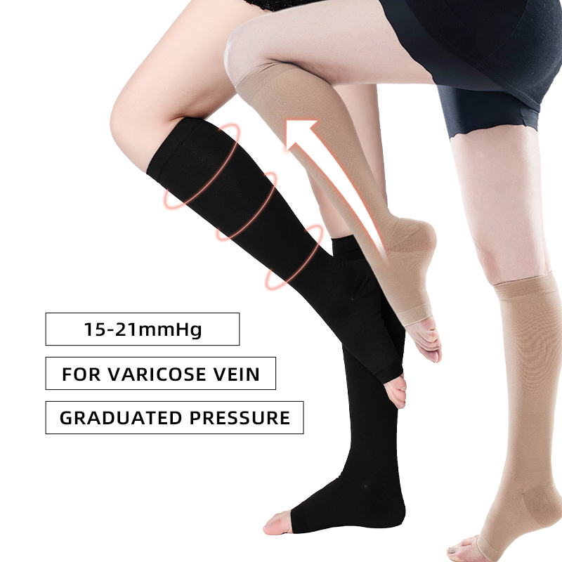 S-5XL 2pcs/Pair Medical Compre - Compression Calf Sleeve recension och pris